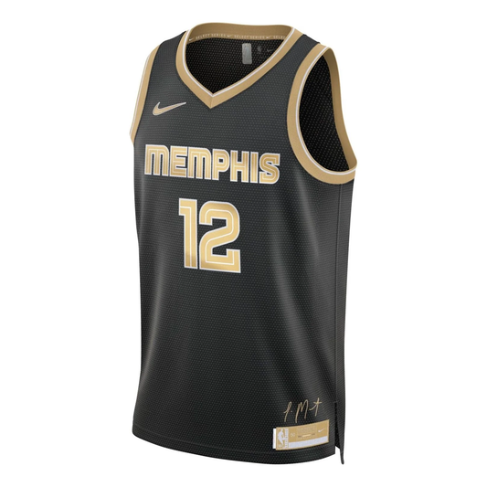 Nike Dri-FIT Ja Morant Memphis Grizzlies 2024 Select Series Swingman Jersey 'Black Gold'FN5915-053