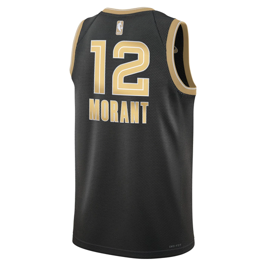 Nike Dri-FIT Ja Morant Memphis Grizzlies 2024 Select Series Swingman Jersey 'Black Gold'FN5915-053