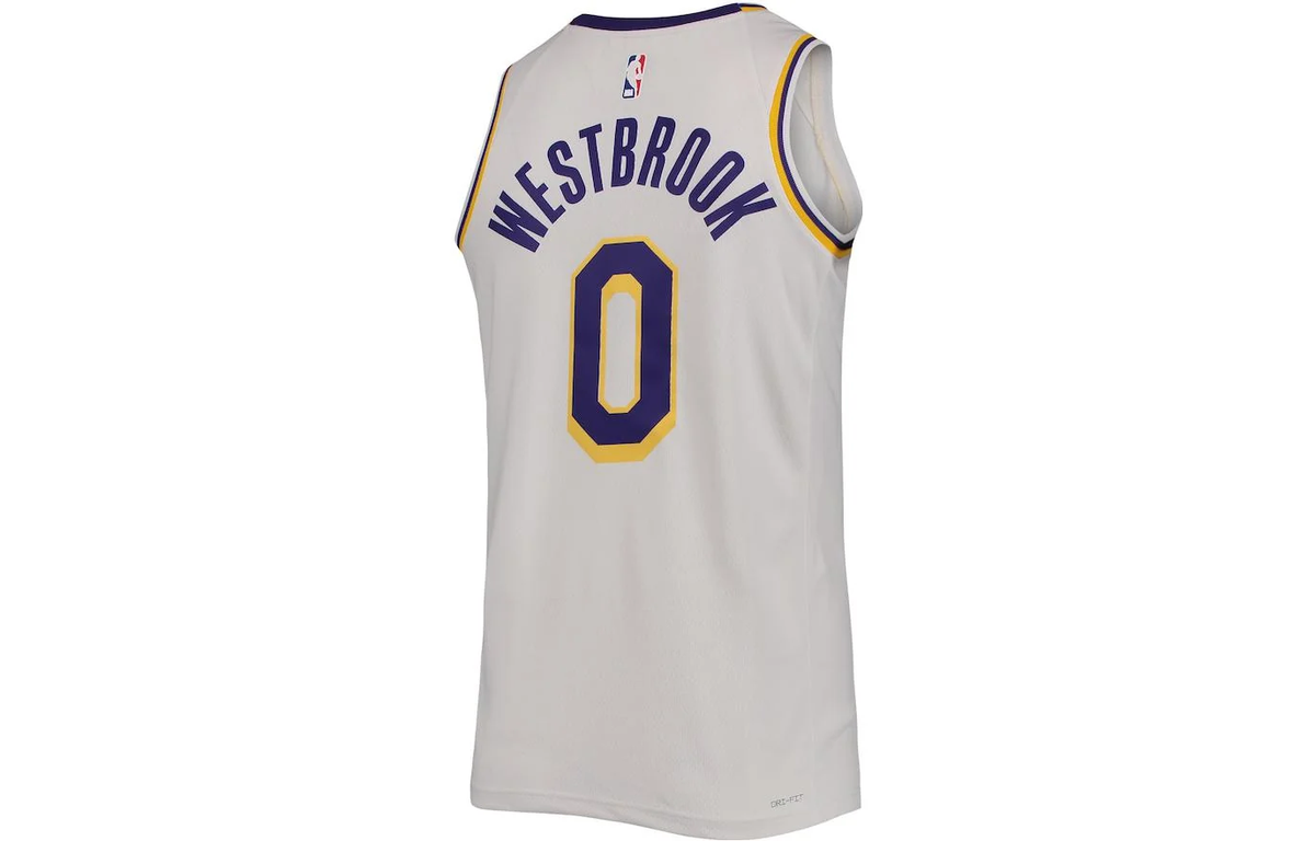 Nike x NBA Los Angeles Lakers Russell Westbrook #0 Jersey CW3595-108