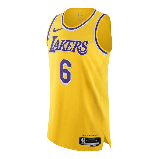 Nike x NBA Los Angeles Lakers LeBron James Jersey - Yellow - DM6028-728