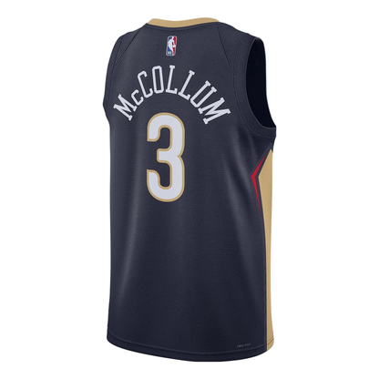 Nike x NBA New Orleans Pelicans CJ McCollum Icon Edition Jersey - 3 - DN2014-424
