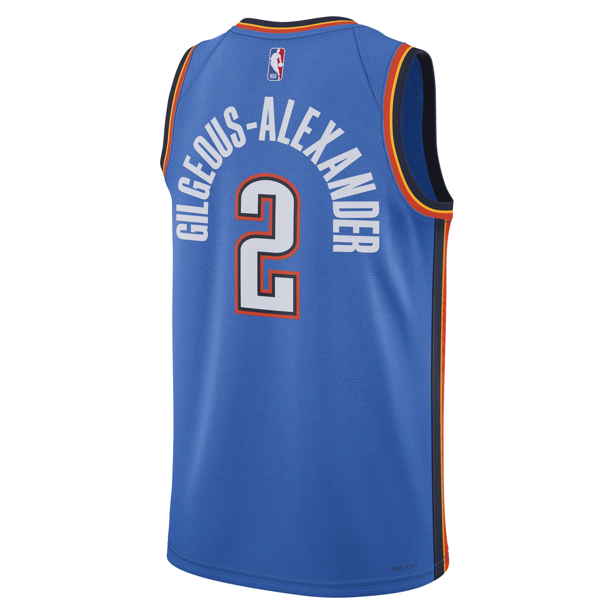 Nike NBA Shai Gilgeous-Alexander Oklahoma City Thunder Icon Edition Dri-FIT Swingman Jersey – DN2016-403