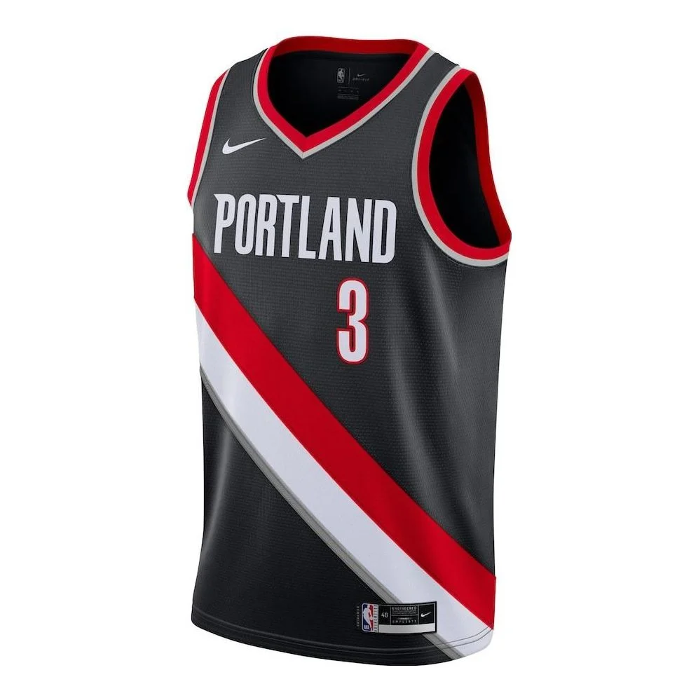 Nike x NBA CJ McCollum #3 Portland Trail Blazers 2020–2021 Jersey - CW3680-011