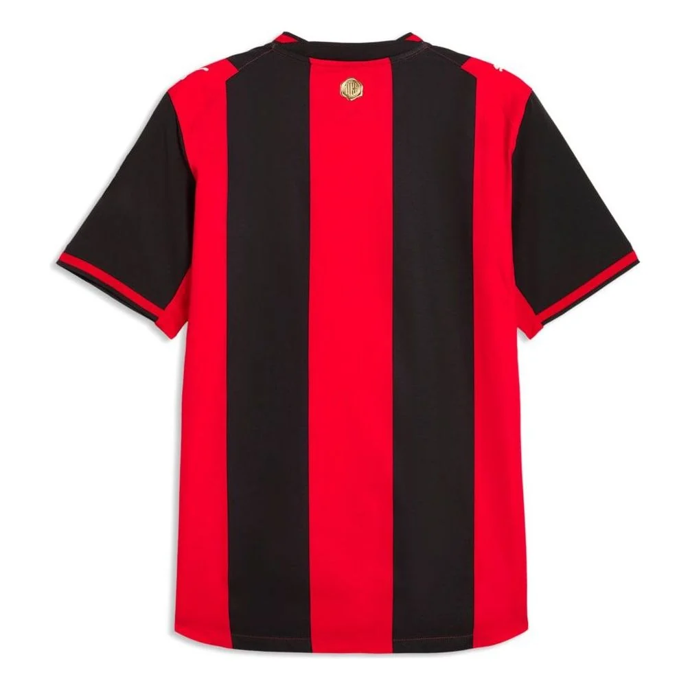 PUMA AC Milano 2026-27 Authentic Home Jersey - Black / Red 784120-01