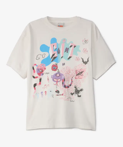 Saint Michael Day of the Freaks S/S T-Shirt – White