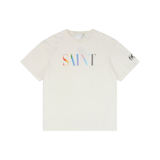 Saint Michael Rainbow Saint S/S T-Shirt – White