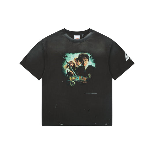 Saint Michael x Harry Potter Chamber of Secrets Printed Cotton-Jersey S/S T-Shirt