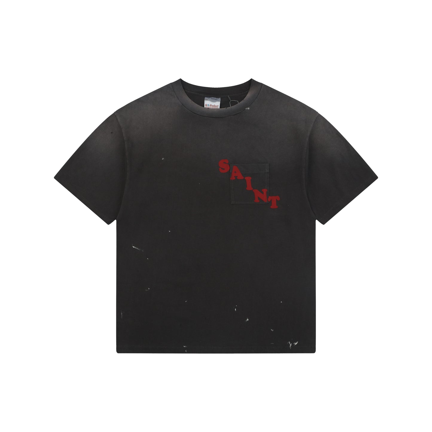 Saint Michael Pocket S/S T-Shirt – Black