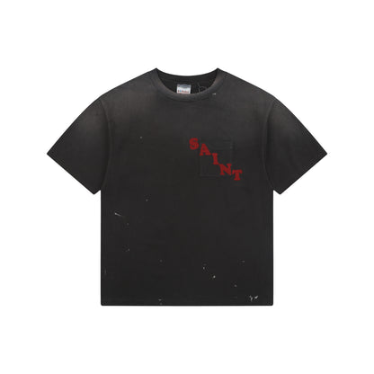 Saint Michael Pocket S/S T-Shirt – Black