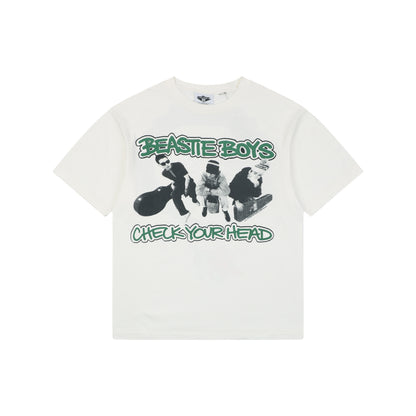 Saint Michael x Beastie Boys Printed Cotton-Jersey T-Shirt – White