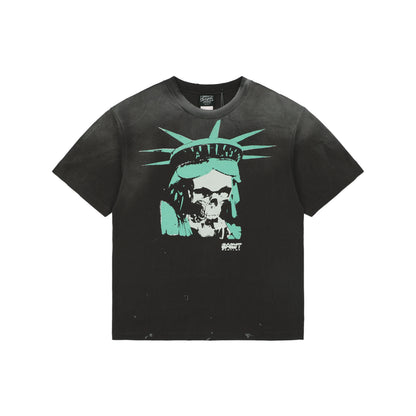 Saint Michael Babylon Statue Skull S/S T-Shirt