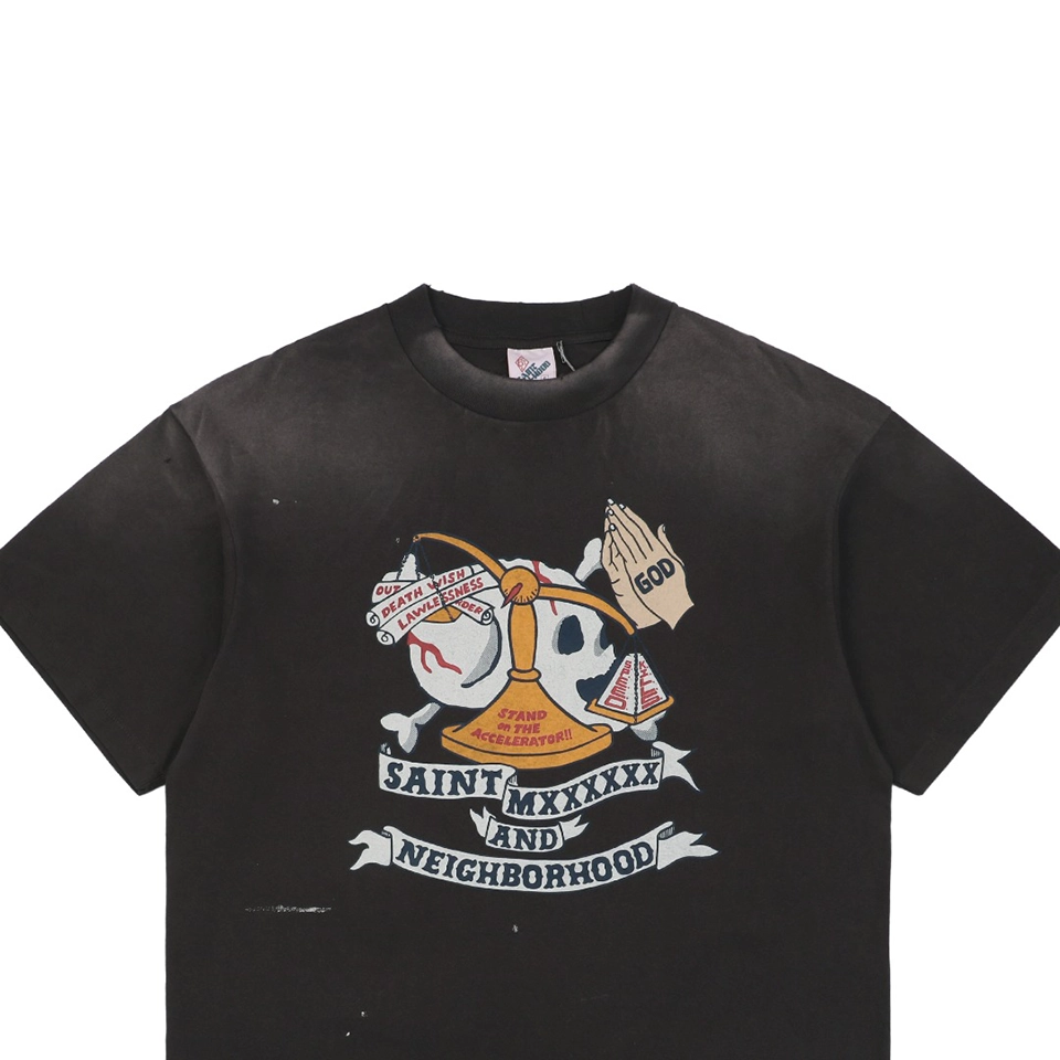 Saint Michael x NEIGHBORHOOD STHD.Pray S/S T-Shirt