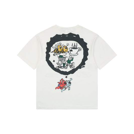 Saint Michael x Beastie Boys Printed Cotton-Jersey T-Shirt – White