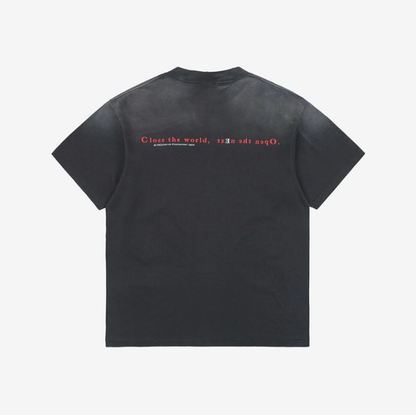 Saint Michael x Serial Experiments Lain S/S T-Shirt – Black