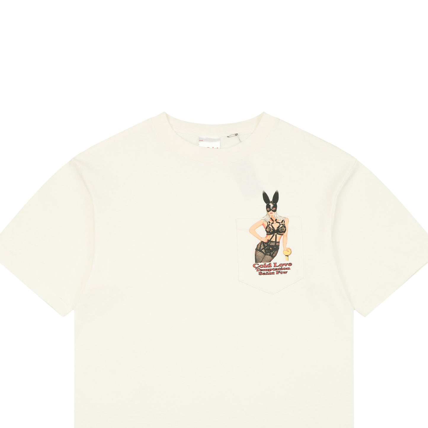 Saint Michael "Cold Love Temptation" Bunny Girl Pocket Graphic T-Shirt