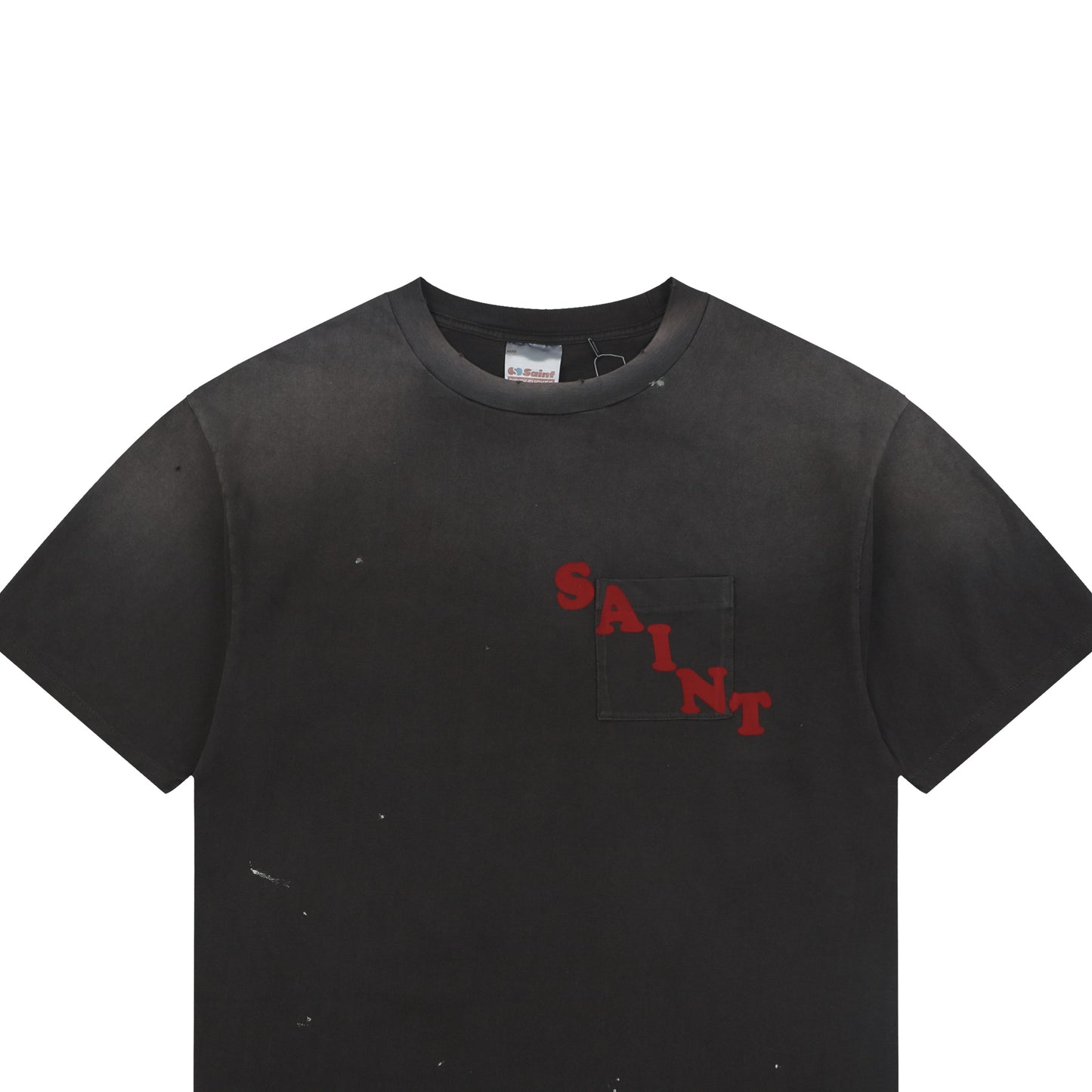 Saint Michael Pocket S/S T-Shirt – Black