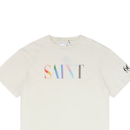 Saint Michael Rainbow Saint S/S T-Shirt – White
