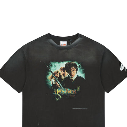 Saint Michael x Harry Potter Chamber of Secrets Printed Cotton-Jersey S/S T-Shirt