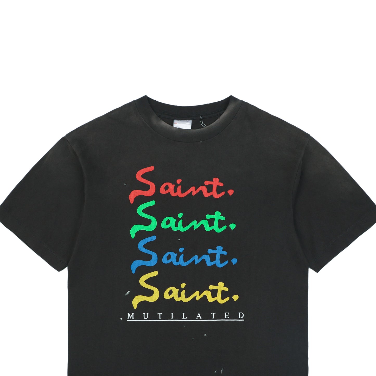 Saint Michael Mutilated S/S T-Shirt – Black