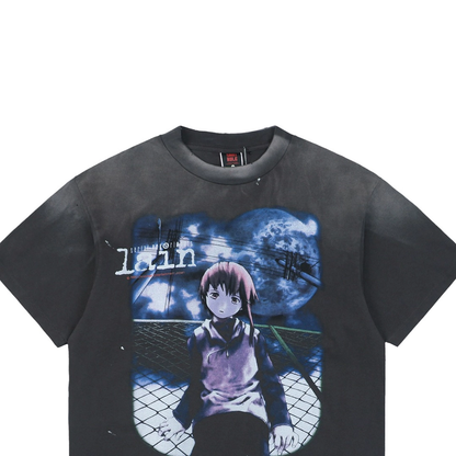 Saint Michael x Serial Experiments Lain S/S T-Shirt – Black