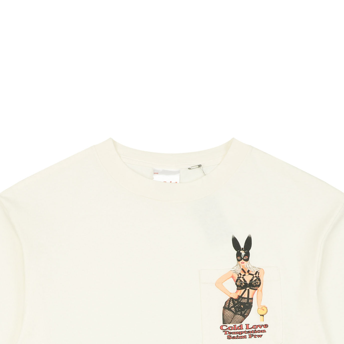 Saint Michael "Cold Love Temptation" Bunny Girl Pocket Graphic T-Shirt