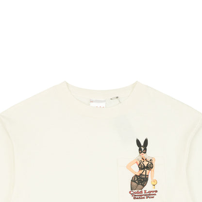 Saint Michael "Cold Love Temptation" Bunny Girl Pocket Graphic T-Shirt
