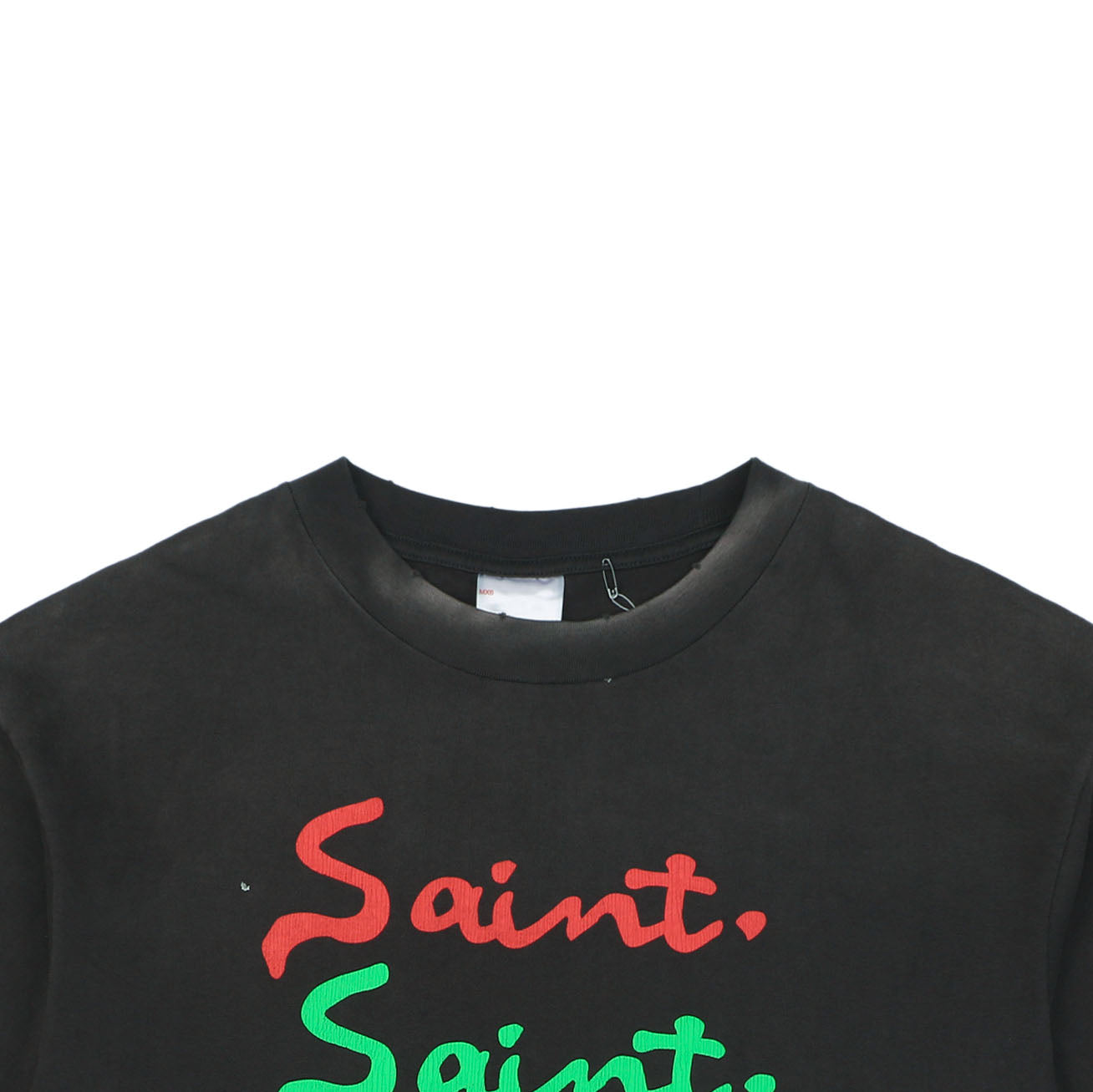 Saint Michael Mutilated S/S T-Shirt – Black