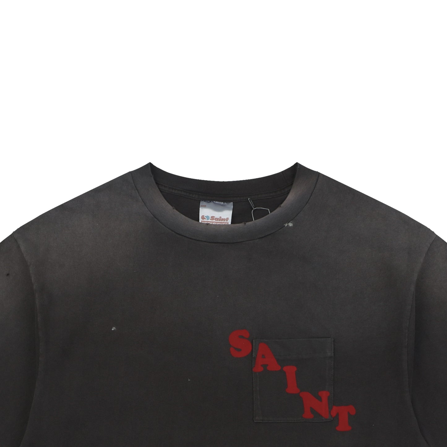 Saint Michael Pocket S/S T-Shirt – Black
