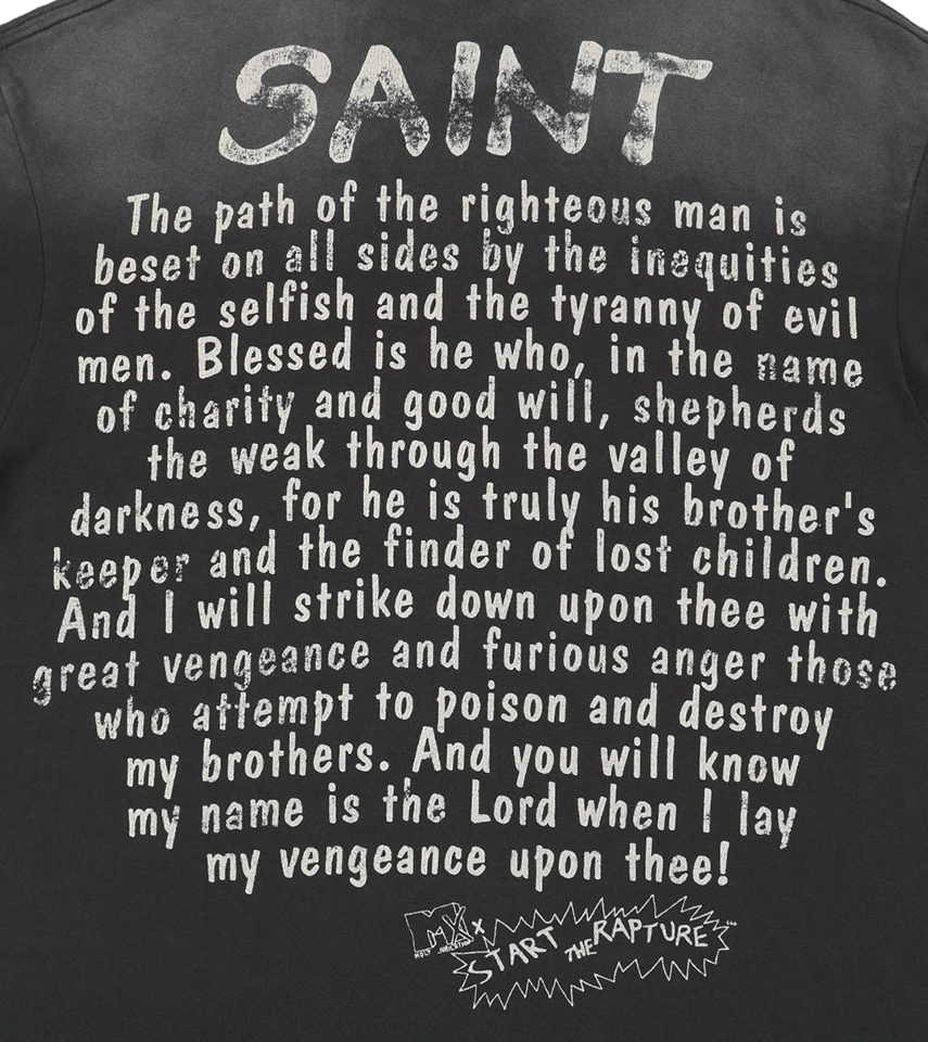 Saint Michael Rapture S/S T-Shirt – Charcoal