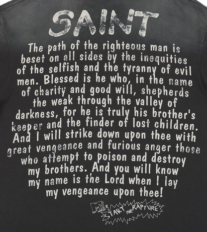 Saint Michael Rapture S/S T-Shirt – Charcoal