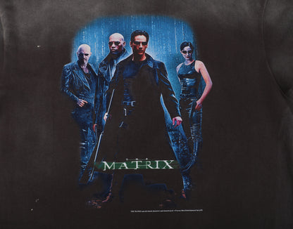 Saint Michael MTRX Matrix Green Logo S/S T-Shirt – Black