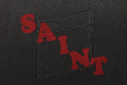 Saint Michael Pocket S/S T-Shirt – Black