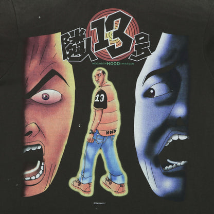 Saint Michael x Santastic! x Geeks Rule Graphic-Print Distressed S/S T-Shirt