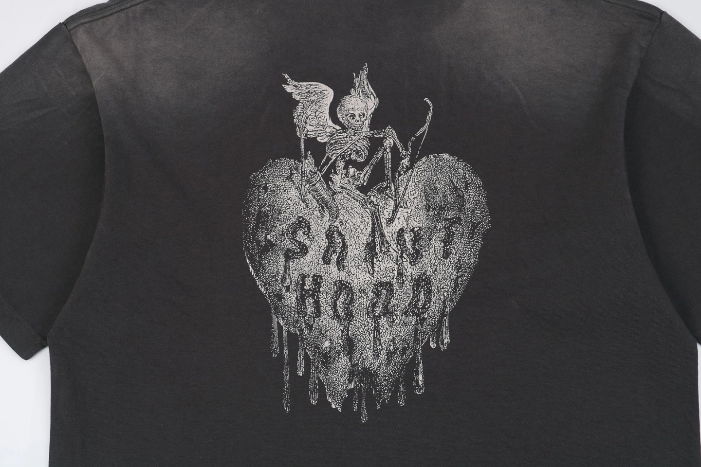 Saint Michael Whiskey Skull Graphic S/S T-Shirt