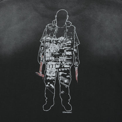 Saint Michael Graphic-Print Washed S/S T-Shirt