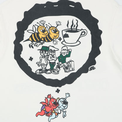 Saint Michael x Beastie Boys Printed Cotton-Jersey T-Shirt – White