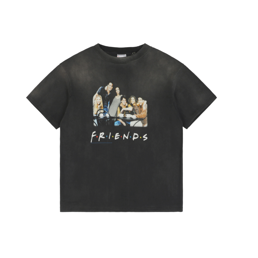 Saint Michael Friends S/S T-Shirt – Black
