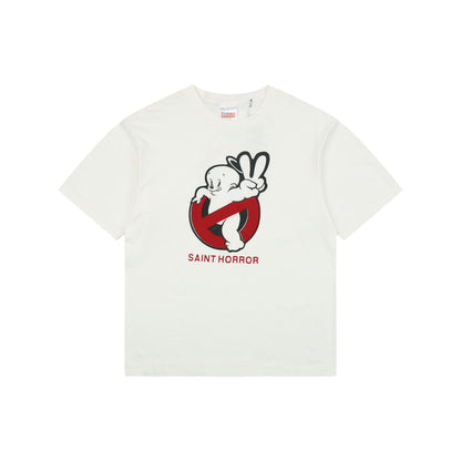 Saint Michael Horror Graphic S/S T-Shirt – White