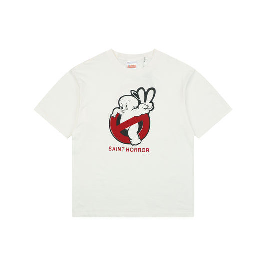 Saint Michael Horror Graphic S/S T-Shirt – White