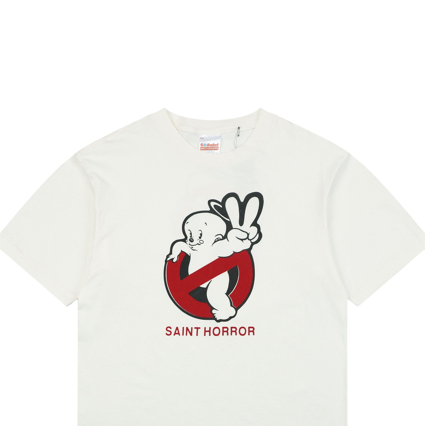 Saint Michael Horror Graphic S/S T-Shirt – White