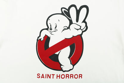 Saint Michael Horror Graphic S/S T-Shirt – White
