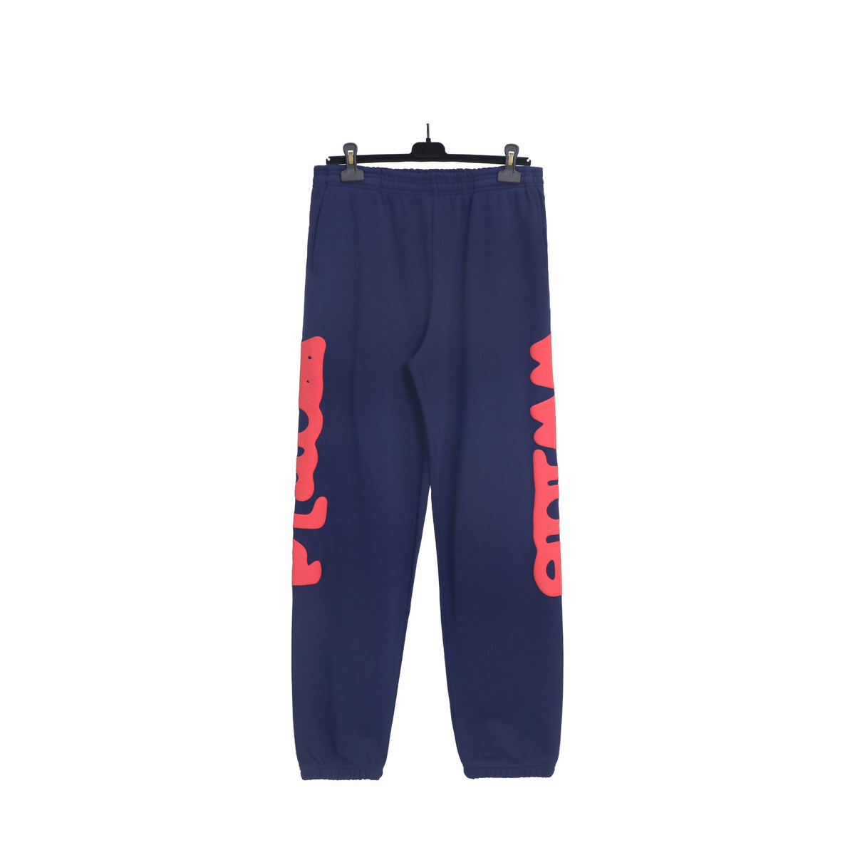 Sp5der Side Leg Logo Sweatpant – Navy / Red
