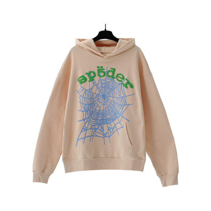 SP5DER Official Pink Hoodie