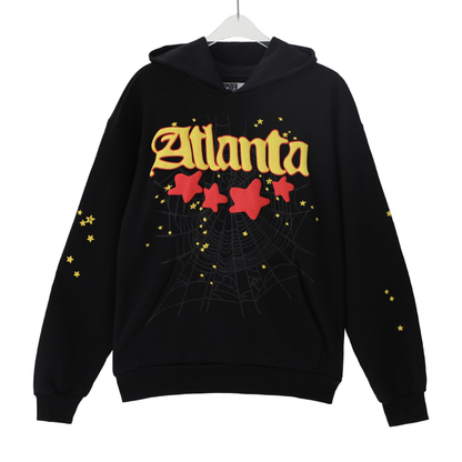SP5DER Atlanta Star-Print Hoodie