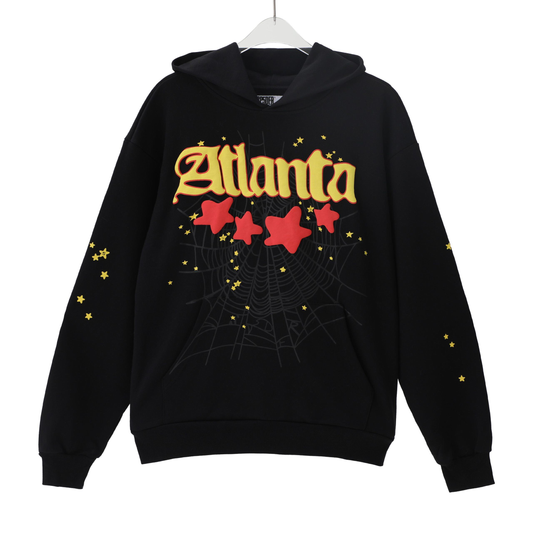 SP5DER Atlanta Star-Print Hoodie
