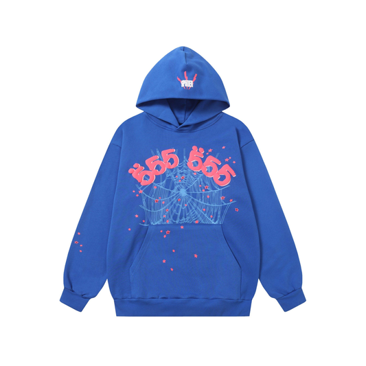 SP5DER 555 Web Hoodie – Blue