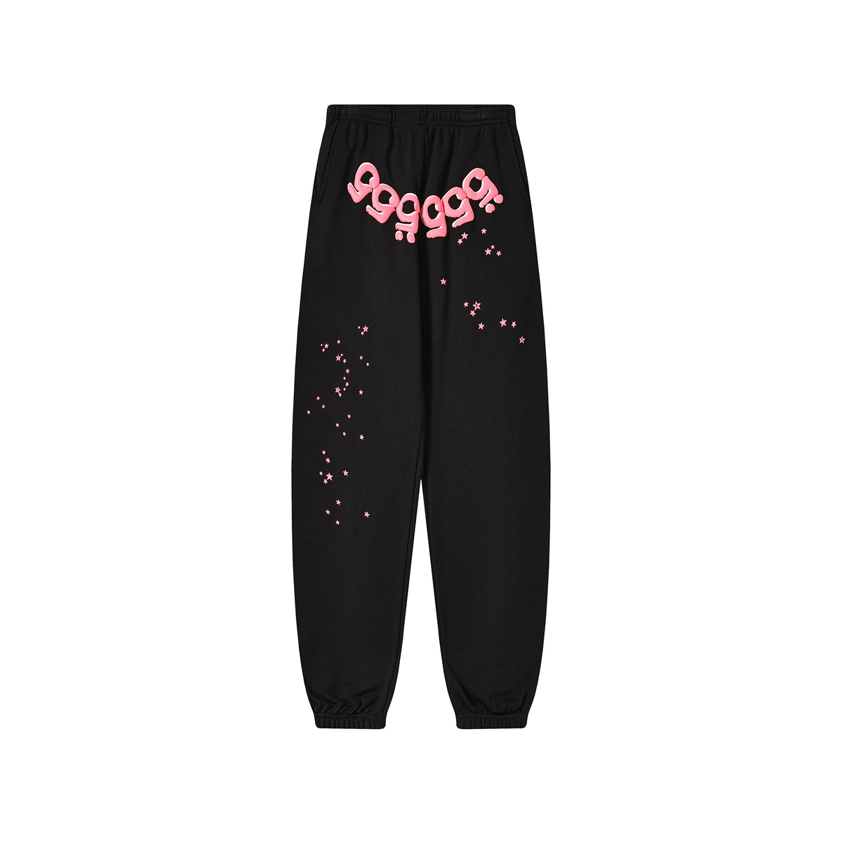 Sp5der Star Logo Sweatpant – Black / Pink