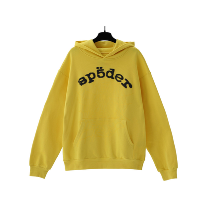 SP5DER Official Yellow Hoodie