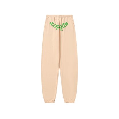 Sp5der OG Web V2 Track Pant – Cream / Green
