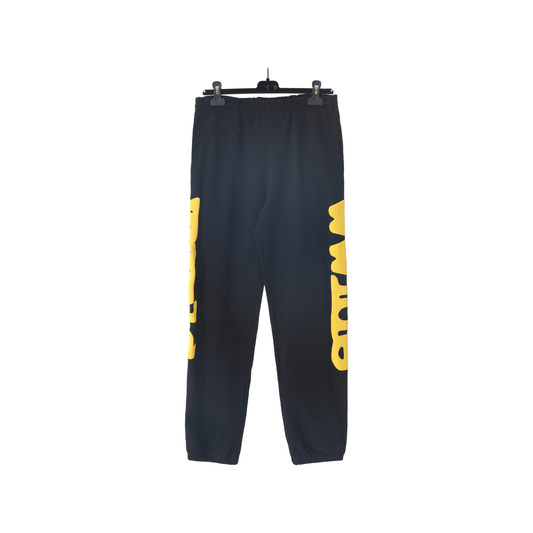 Sp5der Side Leg Logo Sweatpant – Black / Yellow